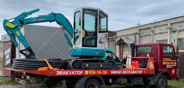 Фото Аренда мини-экскаватора Kobelco SK30UR, Тосно