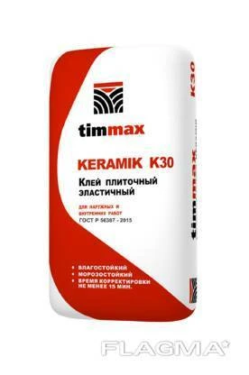 Фото Клей плиточный Тиммакс К 30. Клей для плитки Timmax, 20 кг