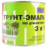 фото Грунт-эмаль по ржавчине 3 в 1 черная BROZEX, 2,5кг