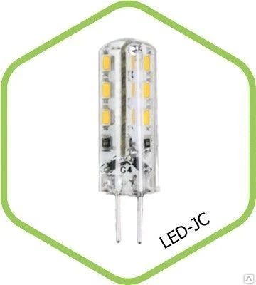 Фото Лампа светодиодная LED-JC-standard 3Вт 12В G4 3000К ASD