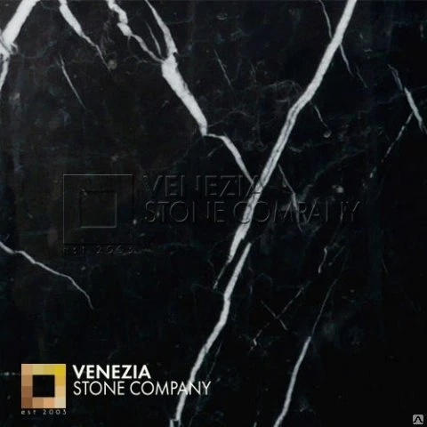 Фото Мрамор negro marquina extra 30мм