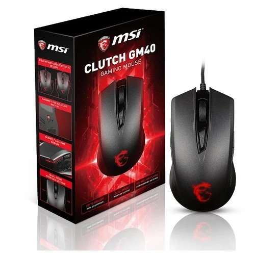 Фото Мышь MSI Clutch GM40 Black