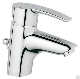 Фото Grohe Eurostyle 2337410E Смеситель для раковины со сливным гарнитуром Grohe