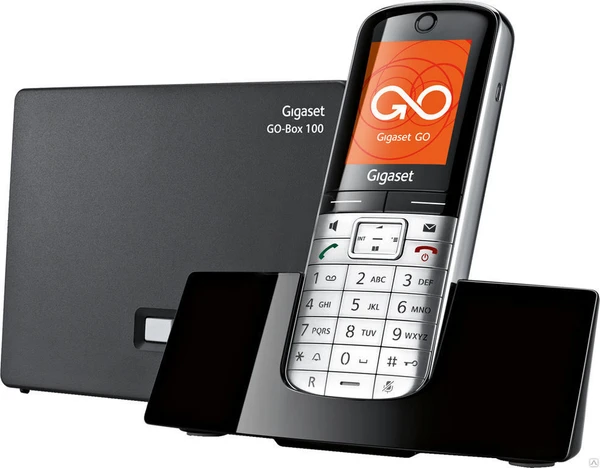 Фото IP-DECT телефон GIGASET SL450A GO (платиново-чёрный)