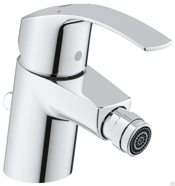 Фото Grohe Eurosmart New 32929002 Смеситель для биде со сливным гарнитуром Grohe