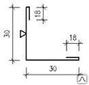 фото Планка угла наружного ПУН 30х30х2000 ПЭ, нестандарт