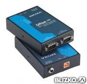 Фото 2-портовый преобразователь интерфейсов UPort 1250i МОХА USB в RS232/422/485