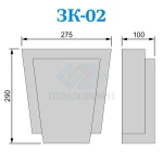 фото Фасадные замковые камни из пенопласта (пенополистирола) ЗК-02 ПСБ-С-25Ф