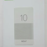 фото Внешний аккумулятор GOLF G80/10000 mah + Кабель Micro usb /In Micro usb /Out USB 1 А, 2.1A/ White