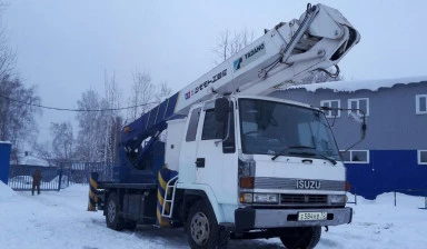 Фото Аренда автовышки с гуськом заказ