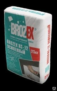 Фото Клей КС-12 для плитки и керамогранита BROZEX Усилен