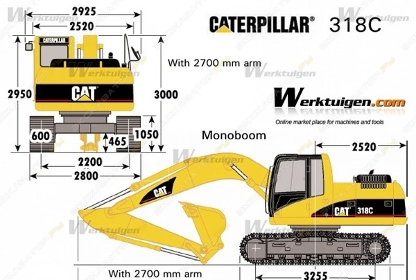 Фото Аренда гусеничного экскаватора Caterpillar 318С, Волгоград