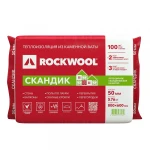 фото Утеплитель Rockwool Лайт Баттс Скандик 800х600х50 мм, 12 шт