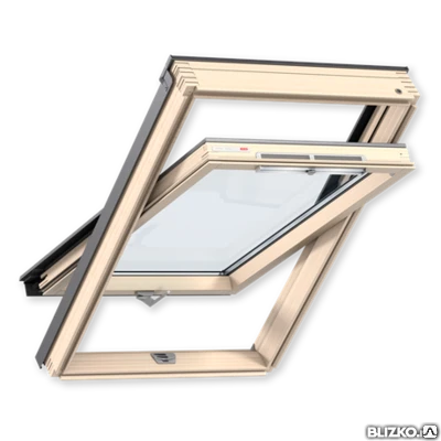 Фото Мансардное окно Velux optima Стандарт 55*78 см GZR 3050B, ручка снизу