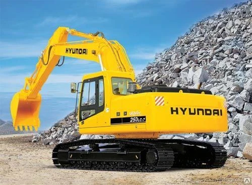 Фото Экскаватор гусеничный HYUNDAI R-250LC-7