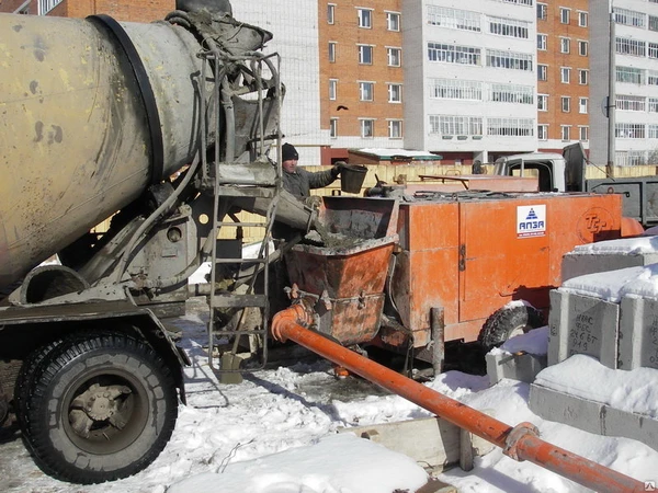 Фото Бетононасос стационарный подача 120м