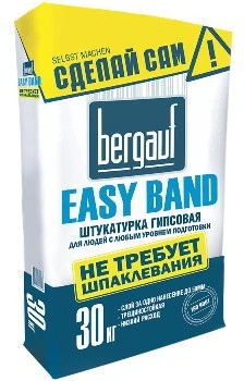 Фото Штукатурка гипсовая универсальная Easy Band 30кг Bergauf