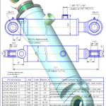 фото Гидроцилиндр ЦГ-80.56x900.11