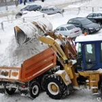 фото Вывоз снега самосвалами