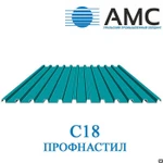 фото Профнастил C 18-1000-t, Пластизоль с 1-й стороны, 1023(1000)x0.6мм