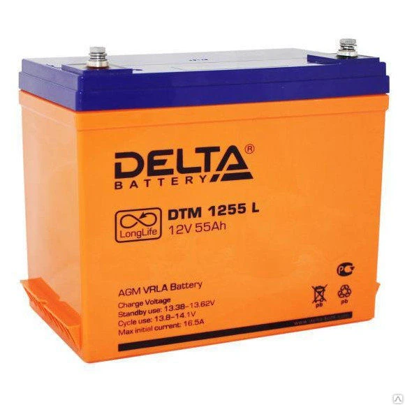 Фото Аккумулятор DELTA DTM 1255L