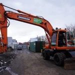 Фото №2 Аренда колесного экскаватора Doosan-210 Гидромолот есть.