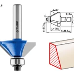 фото Калевочная кромочная фреза по дереву Зубр 28711-31.8