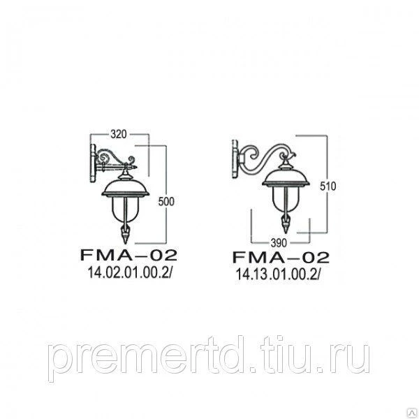 Фото Светильник настенный Мадрид FMA-02