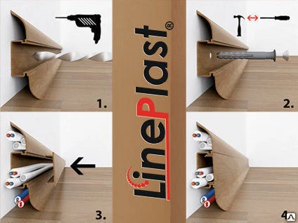 Фото Плинтус LinePlast Дуссие