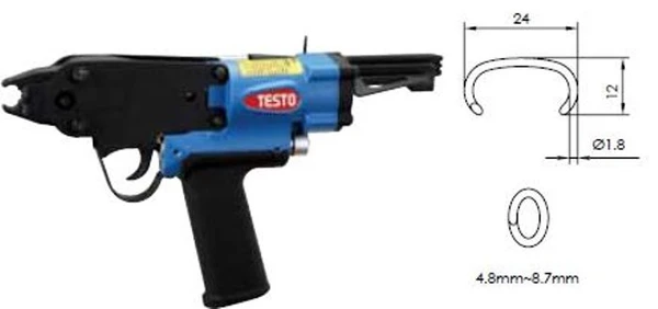 Фото Скобообжимной степлер C-RING TESTO TC7C