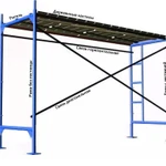 фото Леса строительные рамные