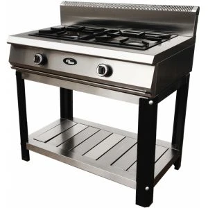 Фото Плита газовая Grill Master Ф2ЖТЛПГ(п) (усиленная, на подставке)