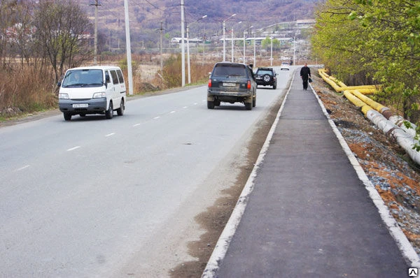 Фото Строительство тротуаров