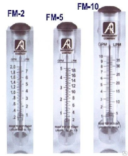 Фото Ротаметр модели FM-2 (0,2-2GPM)