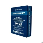 фото Клей для газоблока цементный SANDMENT SM-03, 25 кг