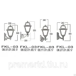 фото Светильник настенный Кельн FKLN-03