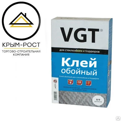 Фото Клей обойный для стеклообоев и бордюров сухой 0,3кг VGT