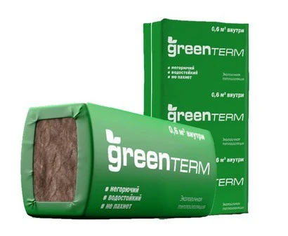 Фото Минеральная вата GreenTerm S37MR (50х610х1230мм) 16шт. 12м2 (0,6м3) KNAUF INSULATION