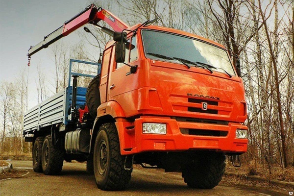 Фото КМУ КАМАЗ 43118-Palfinger РK15500А (6100кг-2,3м/1690кг-8,0м) борт 6