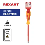 Фото №8 Отвертка "Электрика" SL6 150мм REXANT 12-4714