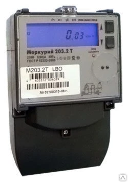 Фото Счетчик Меркурий 203.2T LBO, встроен. PLC-модем