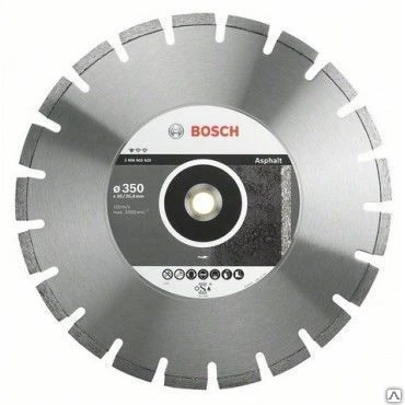 Фото Круг алмазный.Ф350х25.4/30 Bf Asphalt (516) Bosch