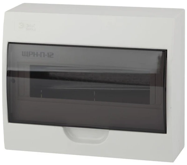 Фото Бокс ЩРН-П-12 мод. навесной пластик IP41 SIMPLE NO-box_simple-plastic_12_surface ЭРА Б0041525