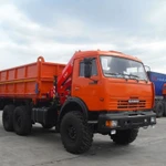 фото САМОСВАЛ КАМАЗ 43118-46 с КМУ FASSI F80А.22 (кузов 45143)
в