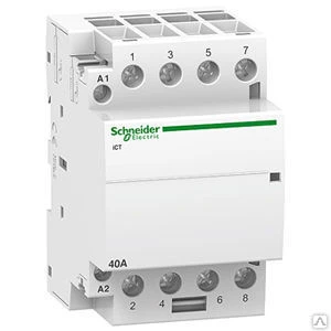 Фото Контактор модульный iCT 25A 3НО 220/240В АС Schneider Electric