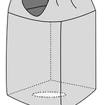 фото Биг-бэг, 78х78х120 см, 0,75 м³, 1000 кг. Модель № 1/1