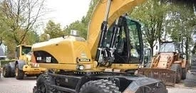 Фото Аренда колесного экскаватора Caterpillar M318D, Москва