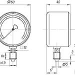 фото МТП-60С1-М1-12 Манометр