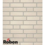 фото Кирпич керамический клинкерный Roben 240x115x71 OSLO цвет perlweiss glatt