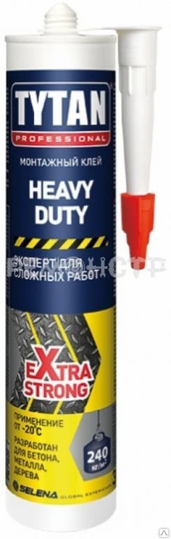 Фото Клей жид/гв 310 мл HEAVY DUTY Tytan (12) ЭК